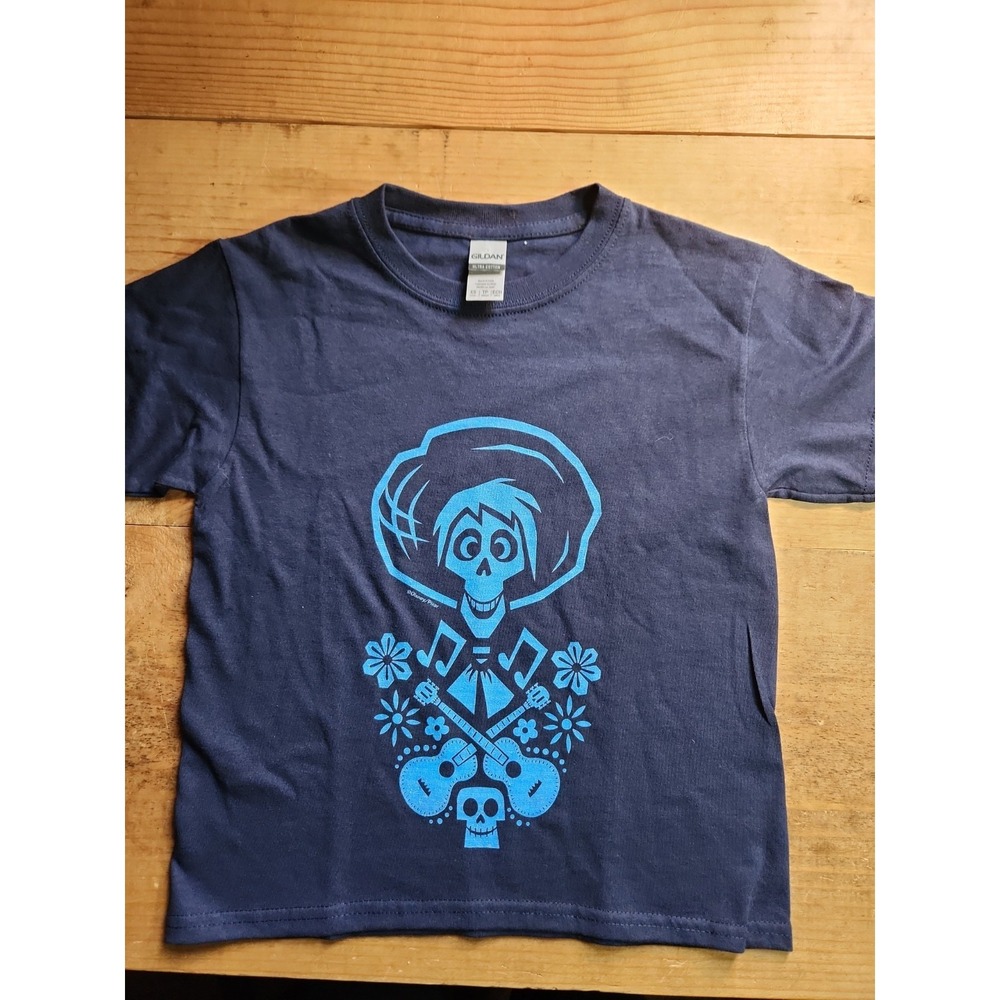 Kids Navy Disney Tee With Hector From The Movie Coco, Sz S.